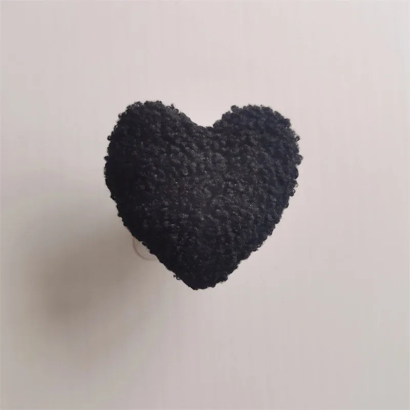 Love Heart Wooden Wall Hook – Nordic Kids Room Sticky Organizer Hook