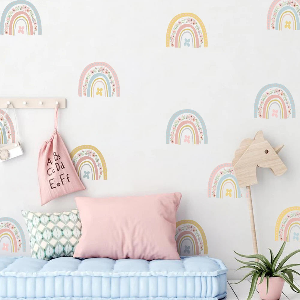 Rainbow Wall Stickers – Kids & Baby Room Decor