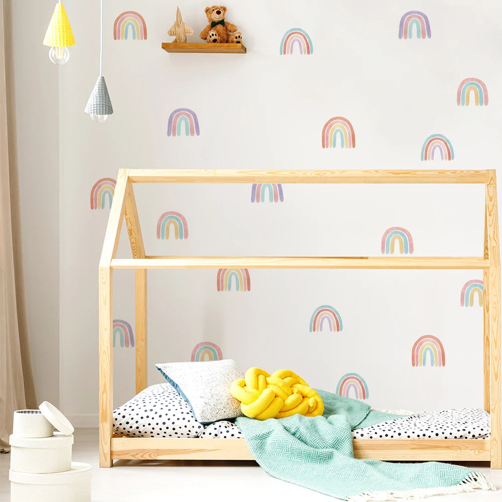 Rainbow Wall Stickers – Kids & Baby Room Decor