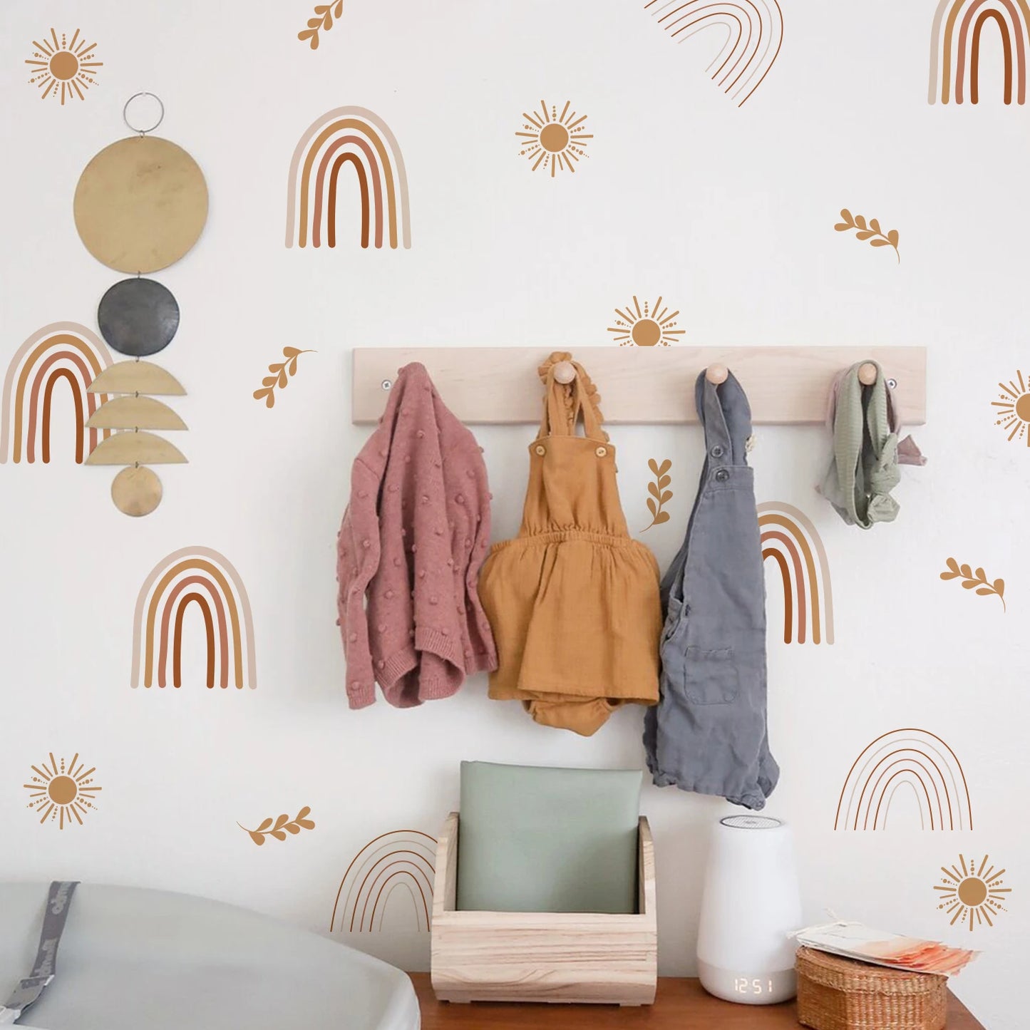 Rainbow Wall Stickers – Kids & Baby Room Decor