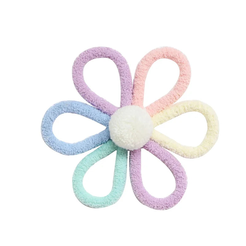 Boho Woven Daisy Rainbow & Butterfly Wall Decor – Nursery Hanging Ornament
