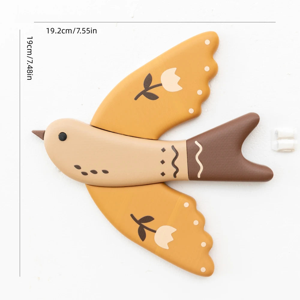 Flying Bird Wall Decor & Fridge Magnet – Decorative Swallow & Hummingbird Accent