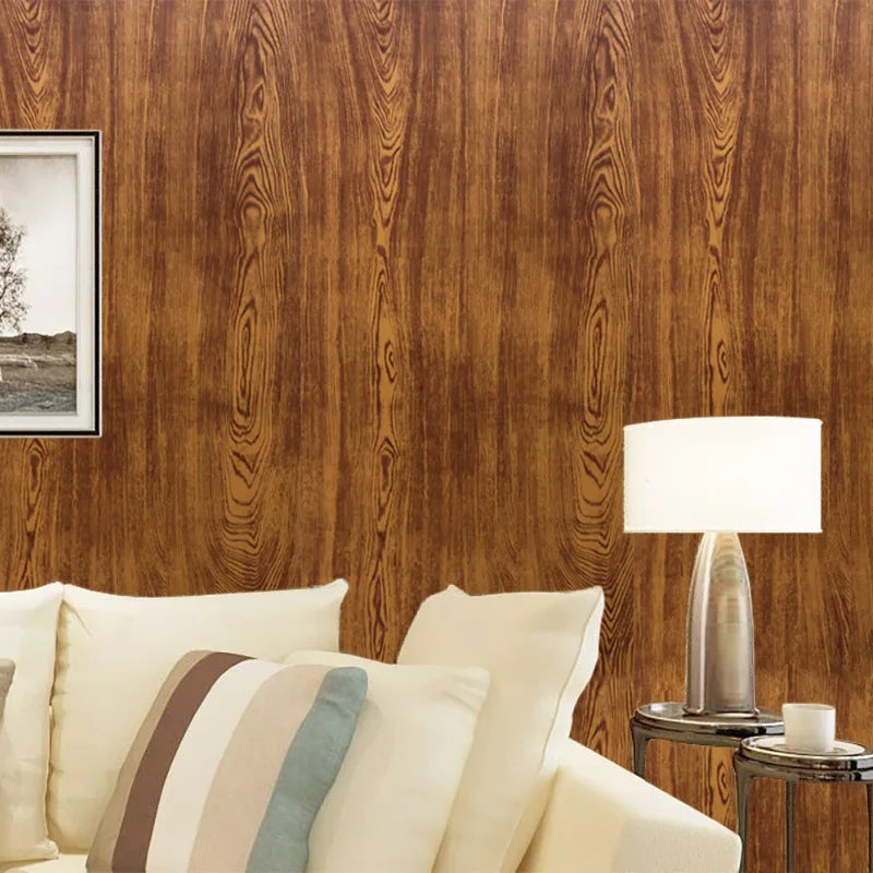 Waterproof Wood Grain Peel & Stick Wallpaper – Easy Home Makeover