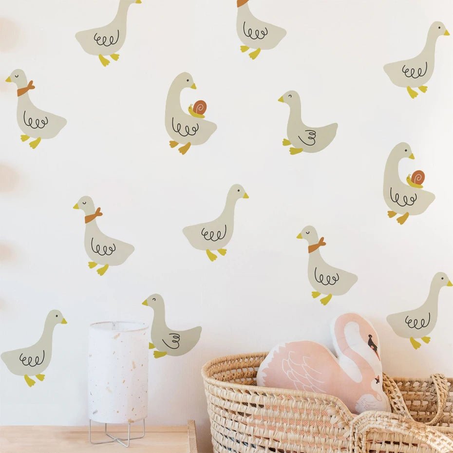 Boho Duckling  Wall Decals for Nursery & kids room