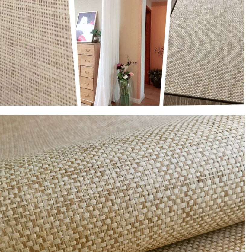 Natural Grass Cloth Wallpaper – Home Decor