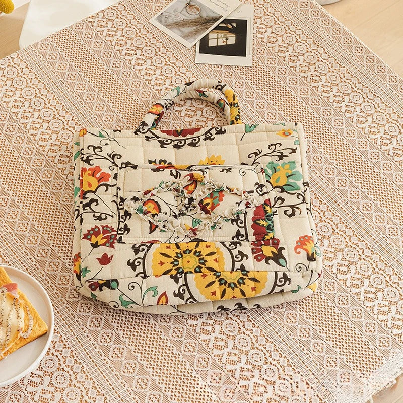 Foldable Cotton Storage Basket – Multi-Purpose Organizer & Laundry Hamper