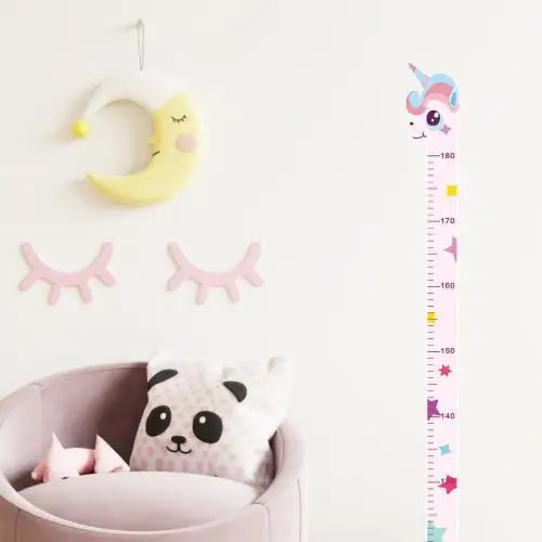 Cartoon Giraffe Height Measure Wall Sticker – Kids Room Decor
