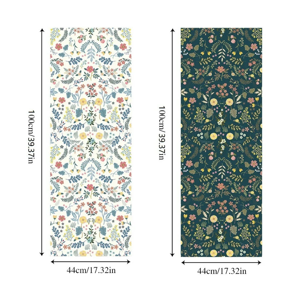 Classic Floral Peel & Stick Wallpaper – Waterproof PVC