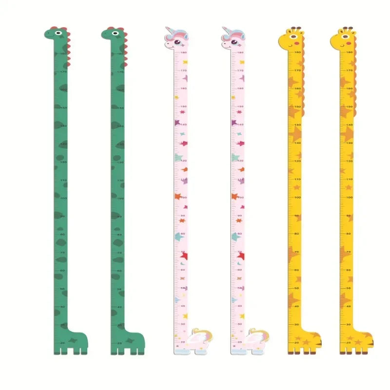Cartoon Giraffe Height Measure Wall Sticker – Kids Room Decor