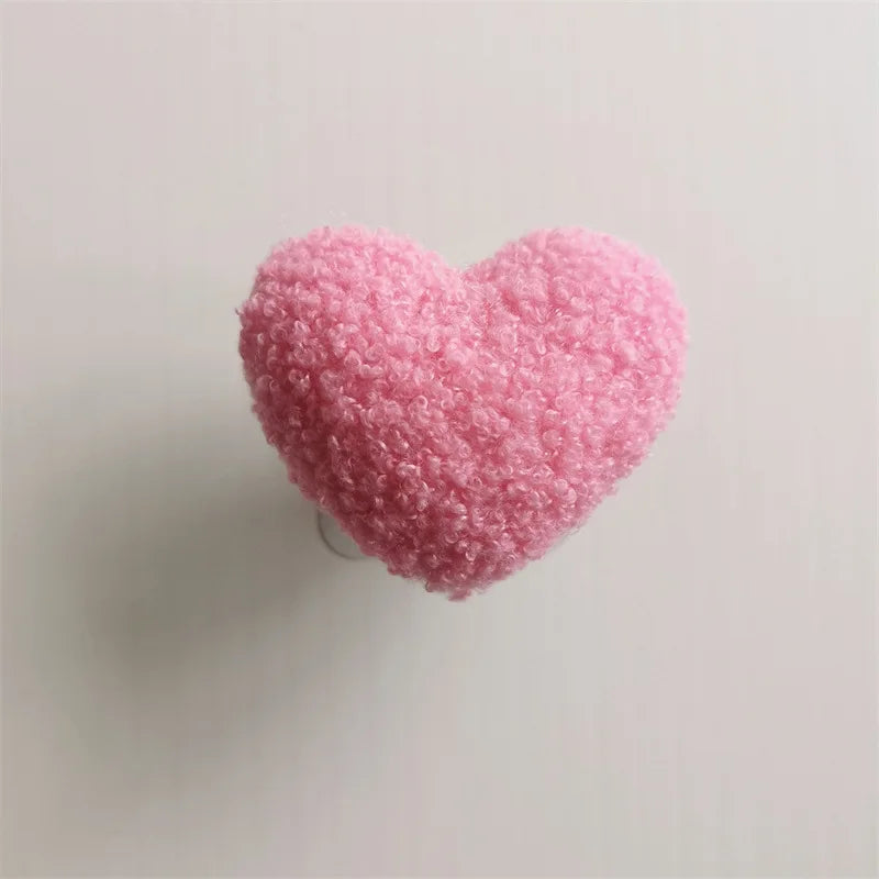 Love Heart Wooden Wall Hook – Nordic Kids Room Sticky Organizer Hook