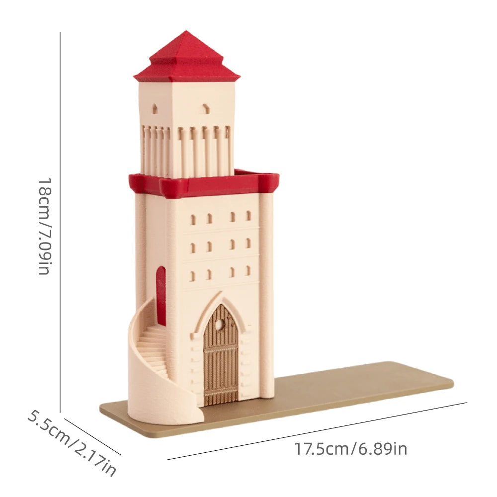 Castle Bookends Set – Decorative Adjustable Book Holder