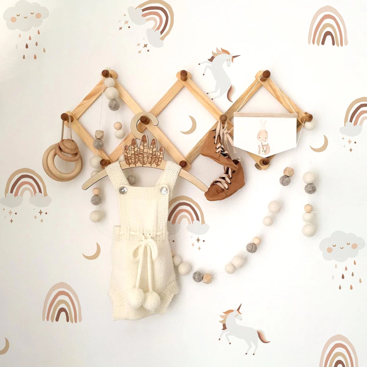 Rainbow Wall Stickers – Kids & Baby Room Decor