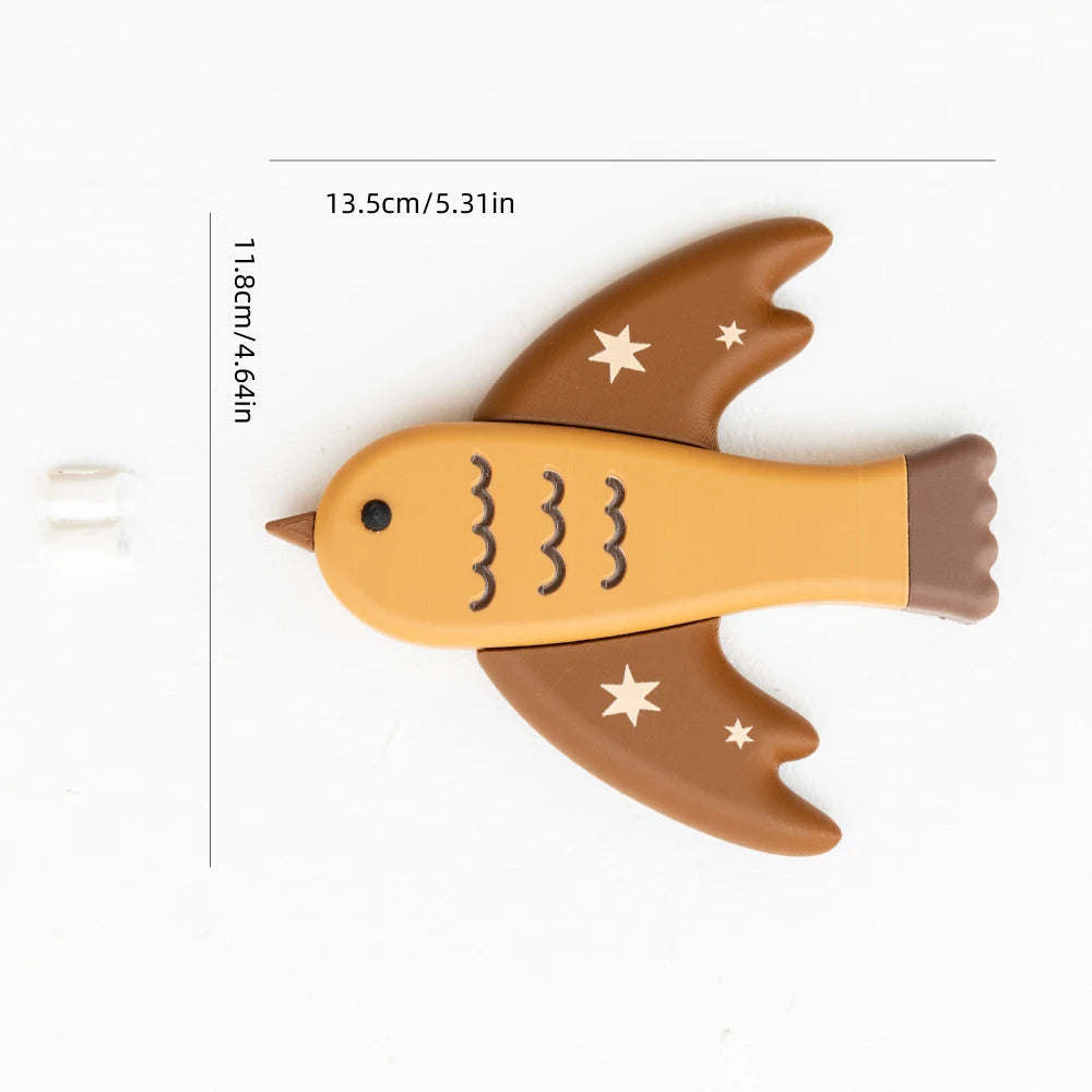 Flying Bird Wall Decor & Fridge Magnet – Decorative Swallow & Hummingbird Accent