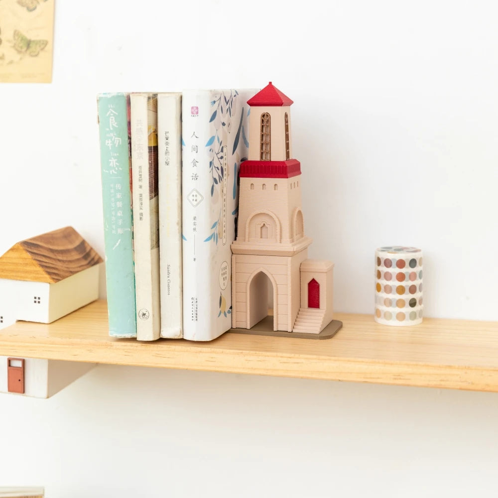 Castle Bookends Set – Decorative Adjustable Book Holder