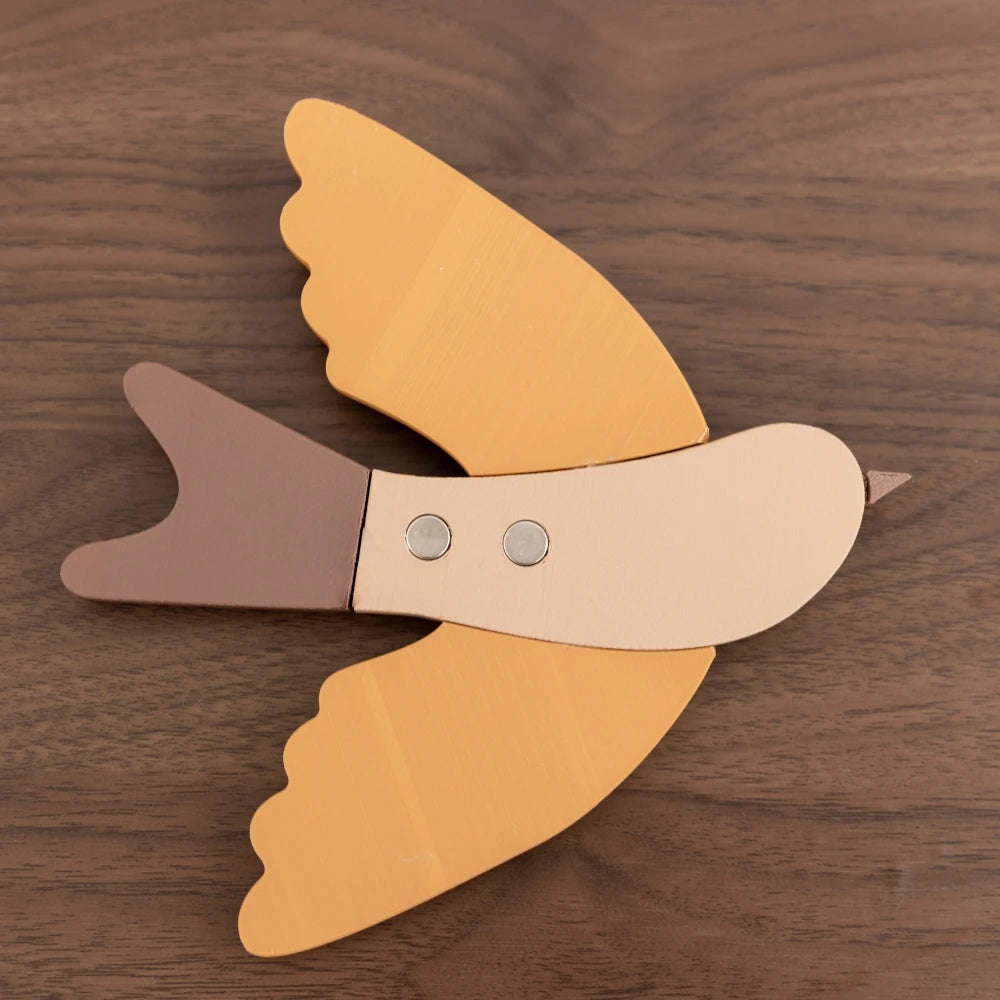 Flying Bird Wall Decor & Fridge Magnet – Decorative Swallow & Hummingbird Accent