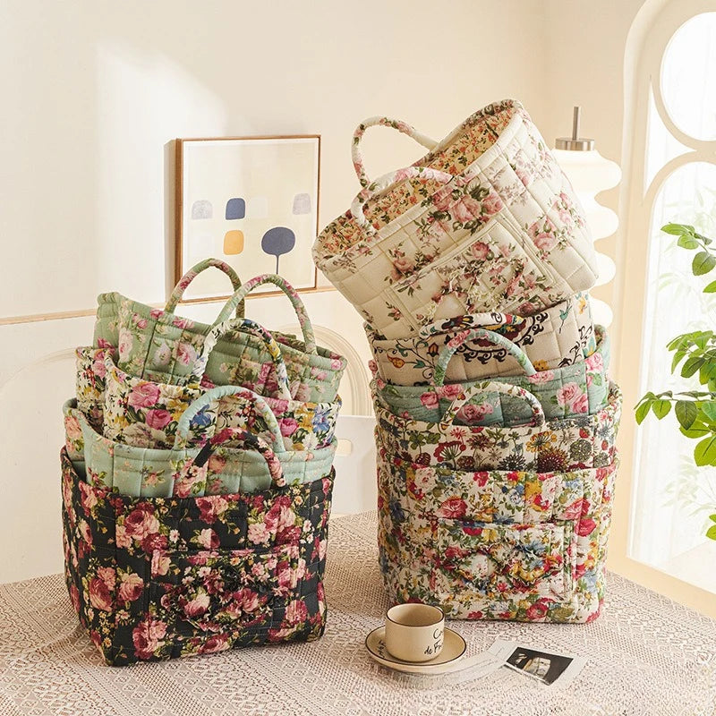 Foldable Cotton Storage Basket – Multi-Purpose Organizer & Laundry Hamper