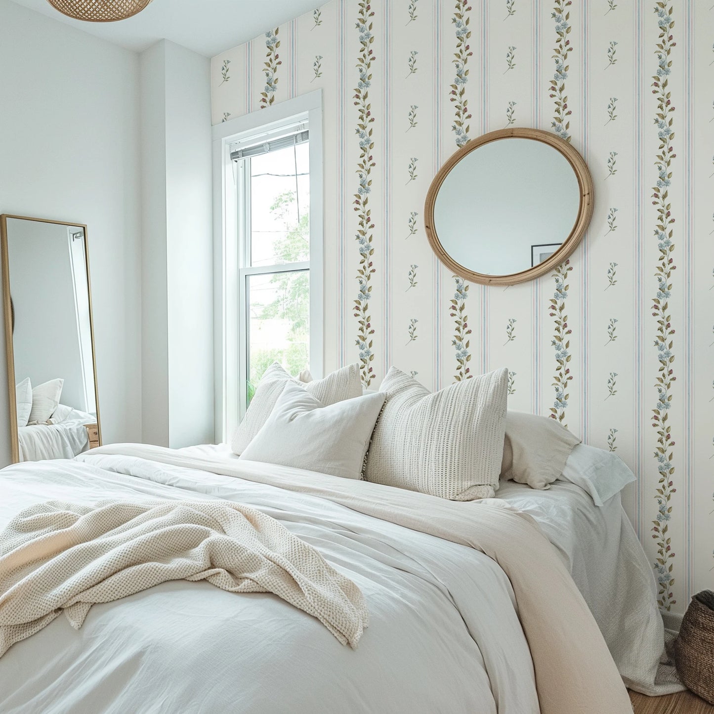 Modern Leaf Peel & Stick Wallpaper – Minimalist Waterproof Wall & Cabinet Décor