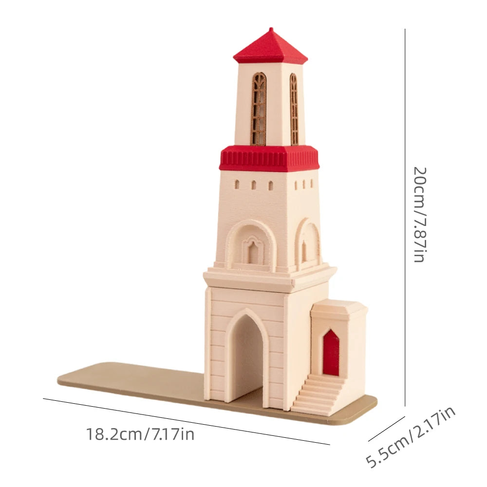 Castle Bookends Set – Decorative Adjustable Book Holder