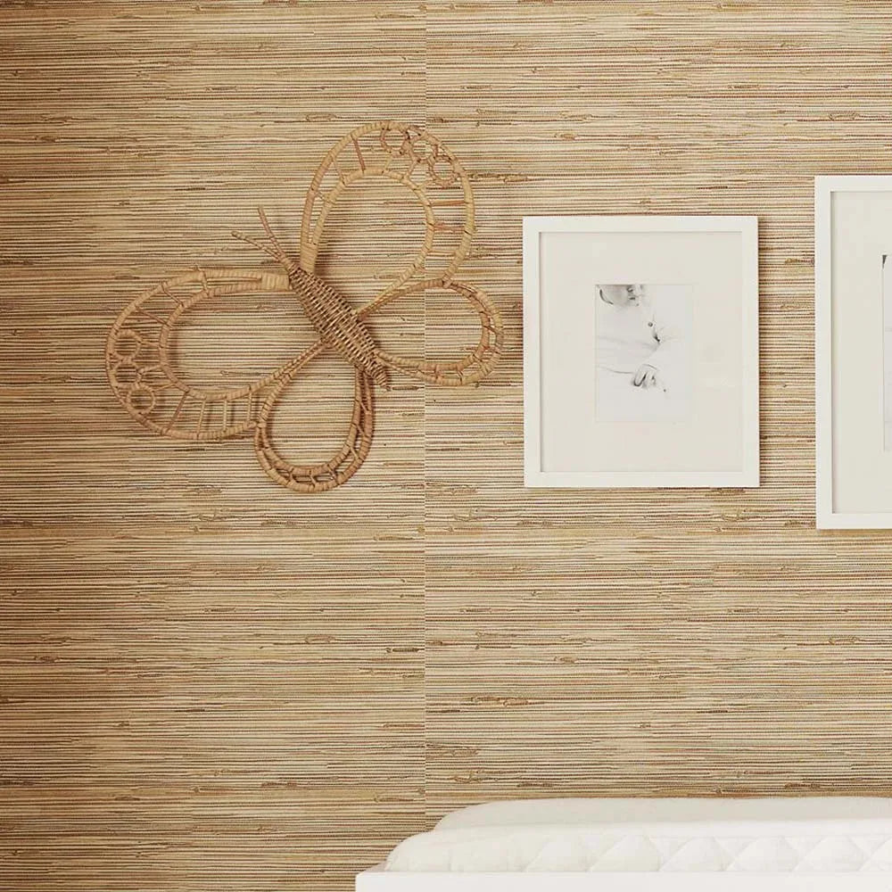 Nordic Rattan Butterfly Wall Décor – Handmade Boho Natural Wall Ornament