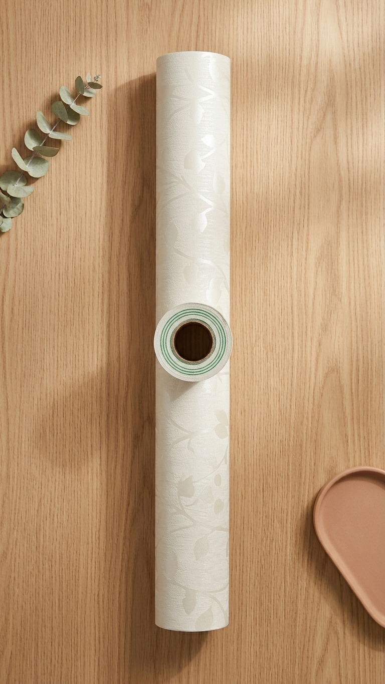 3D Embossed Branch & Leaf Peel & Stick Wallpaper – Waterproof Pastoral Wall Décor